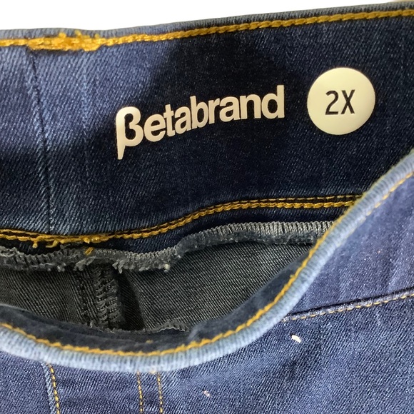 Betabrand Yoga Pants Bootcut Denim Jeans - Picture 5 of 5